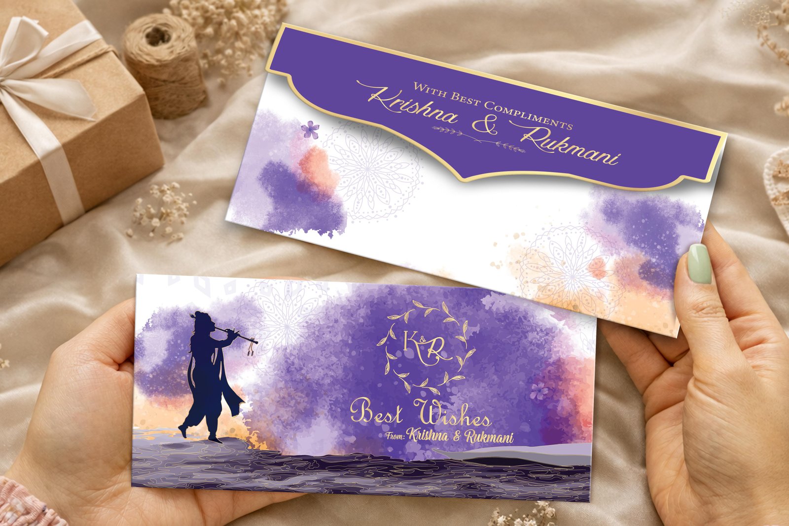 Murli Manohar 2 Personalized Shagun Envelope