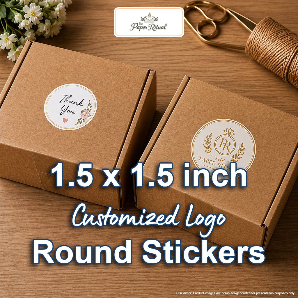 1.5 inch Customized Round Stickers