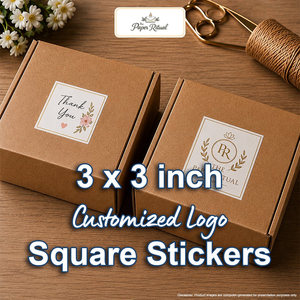 3 inch Customized Square Stickers