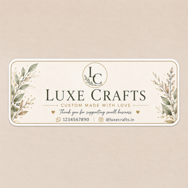 3 * 1.5 inch Customized Stickers