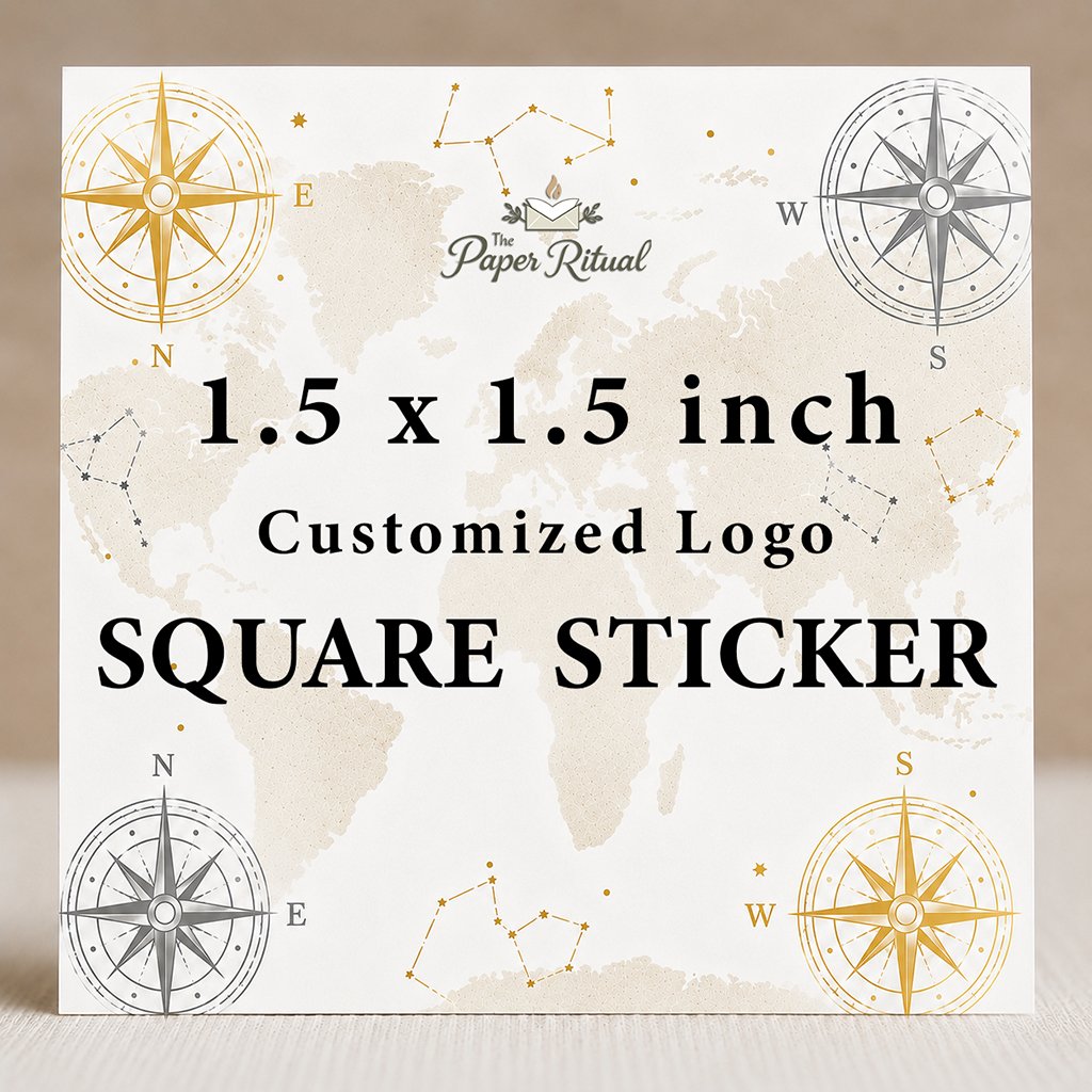 1.5 inch Customized Square Stickers